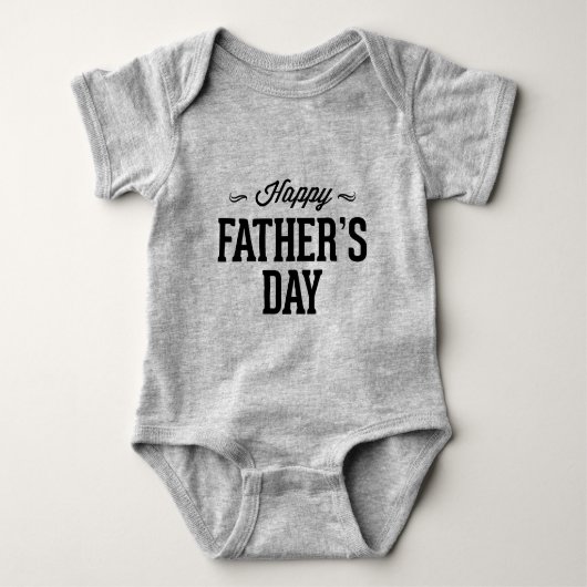 Happy Vatertag Baby Strampler (Vorderseite)