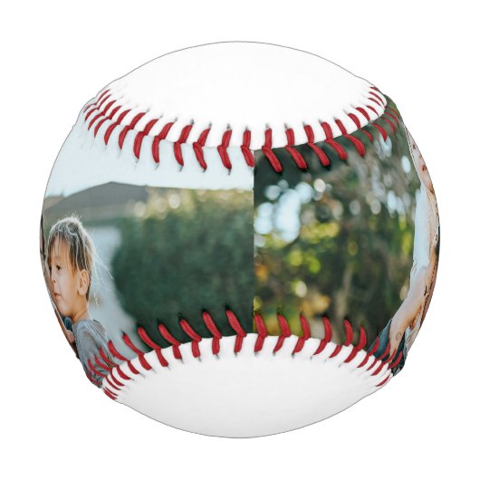 Happy Vatertag Baseball Custom Foto (Vorderseite)