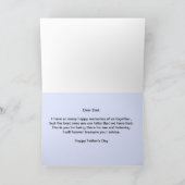 Happy Vatertag Beach Grußkarte Karte (Innenseite)