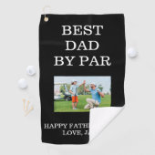 Happy Vatertag Best Vater Golf Handtuch. Golfhandtuch (Insitu)