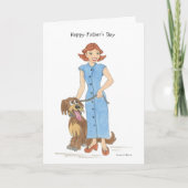 Happy Vatertag beste Freundin Karte (Vorderseite)