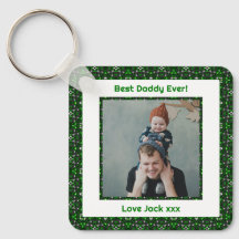 Happy Vatertag Bester Daddy Vater je Grün Foto