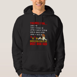 Happy Vatertag Bester Hund Vater Beagle Hund Hoodie