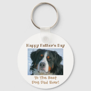 Happy Vatertag Bester Hund Vater Foto Schlüsselanhänger