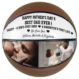 Happy Vatertag Bester Vater je benutzerdefinierten Basketball