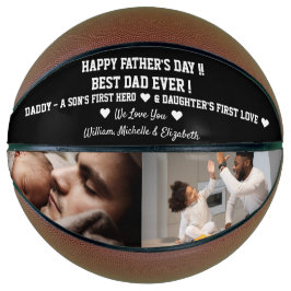 Happy Vatertag Bester Vater je benutzerdefinierten Basketball