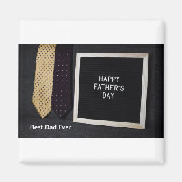 Happy Vatertag Bester Vater je Black Magnet