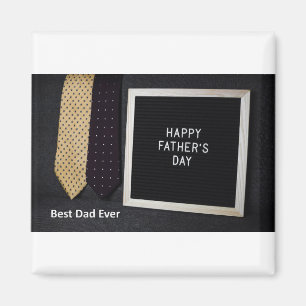 Happy Vatertag Bester Vater je Black Magnet