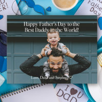 Happy Vatertag Bestes Daddy Foto Gruß