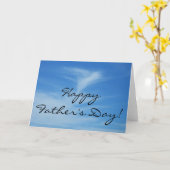 Happy Vatertag Blue Sky Card Karte (Gelbe Blume)