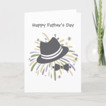 Happy Vatertag Card mit modernem, einfachem Design