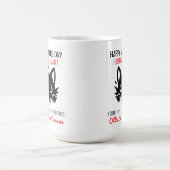 Happy Vatertag - Cat Human Servant Funny Kaffeetasse (Mittel)
