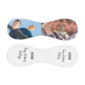 Happy Vatertag Custom 2 Foto Baseball (Paneele)