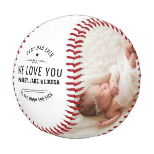 Happy Vatertag Custom Foto Baseball