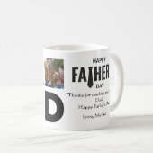 Happy Vatertag Custom Foto Tasse für Vater (VorderseiteRechts)