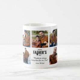 Happy Vatertag Custom Foto Tasse für Vater