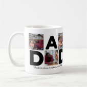 Happy Vatertag Custom Foto Tasse für Vater (Links)