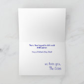 Happy Vatertag der Katzen Karte (Innenseite)