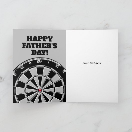 Happy Vatertag Design Gruß Karte (Innenseite)