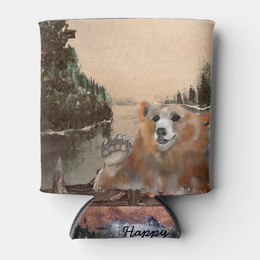 Happy Vatertag Dosenkühler (Vorderseite)