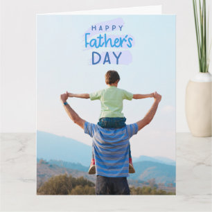Happy Vatertag Elegantes Foto, Vater Liebe Karte