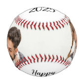 Happy Vatertag Foto Baseball (Vorderseite)