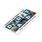 Happy Vatertag Foto Collage Magnet (Linke Seite)