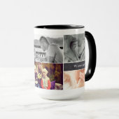 Happy Vatertag Foto Collage Personalisiert Tasse (VorderseiteRechts)