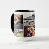 Happy Vatertag Foto Collage Personalisiert Tasse (Vorderseite Links)
