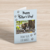 Happy Vatertag Foto Hunde Katze Pet Fur Babys