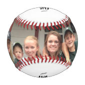 Happy Vatertag Fotos der Familie Baseball (Vorderseite)