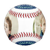 Happy Vatertag Fotos der Familie Baseball (Vorderseite)