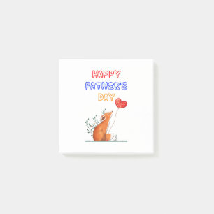 Happy Vatertag Füchse Vater Daddy Geschenk Fox Vat Post-it Klebezettel