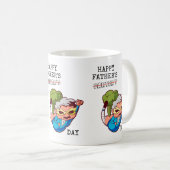 Happy Vatertag Funny Farter Joke Kaffeetasse (VorderseiteRechts)