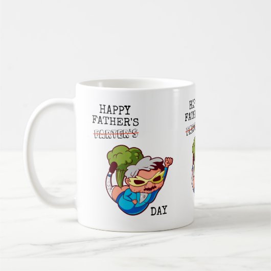 Happy Vatertag Funny Farter Joke Kaffeetasse (Links)