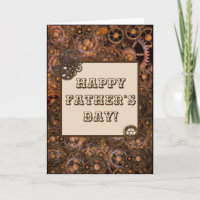 Happy Vatertag Gears Steampunk Industrial