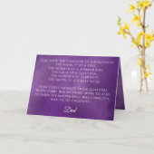 Happy Vatertag Gedicht Karte (Gelbe Blume)