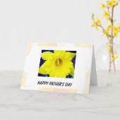 Happy Vatertag Gelbfieber-Blume Karte (Gelbe Blume)