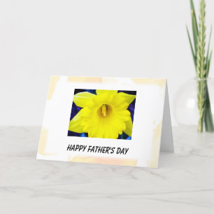 Happy Vatertag Gelbfieber-Blume Karte