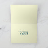 Happy Vatertag Girl Vater Foto Glitzer Card Karte (Innenseite)