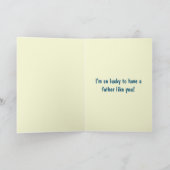 Happy Vatertag Glitzer Karte (Innenseite)