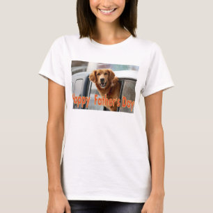 Happy Vatertag Goldenes Retriever T-Shirt