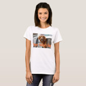 Happy Vatertag Goldenes Retriever T-Shirt (Vorne ganz)