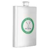Happy Vatertag Golf Logo, Cool Flask Flachmann (Rechts)