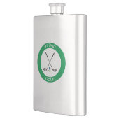 Happy Vatertag Golf Logo, Cool Flask Flachmann (Links)