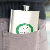 Happy Vatertag Golf Logo, Cool Flask Flachmann (Beispiel)