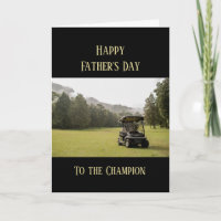 Happy Vatertag Golfer Golfing Golf