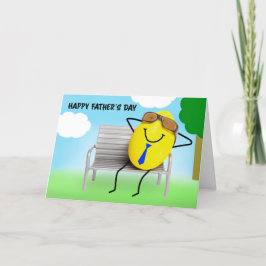 Happy Vatertag Gutes Ei Entspannender Spaß Feiertagskarte