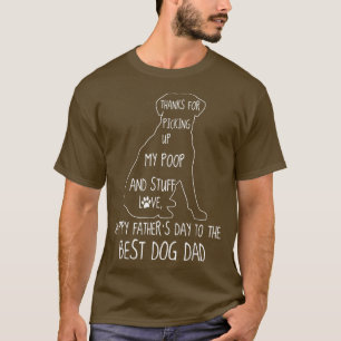 Happy Vatertag Hund Vater Danke, dass du mich abge T-Shirt