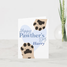 Happy Vatertag - Hunde Vater Pun Karte